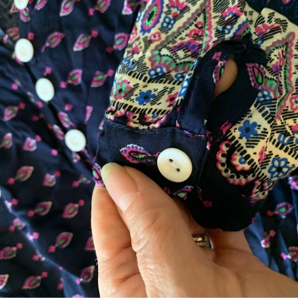 Miaopa print maxi dress with side slits size medium. GUC - Picture 10 of 15